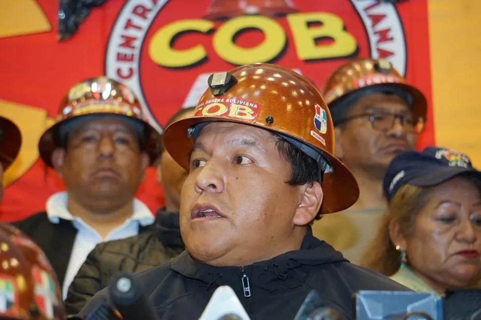 COB conmina al Gobierno a dar una respuesta inmediata y advierte con masificar protestas