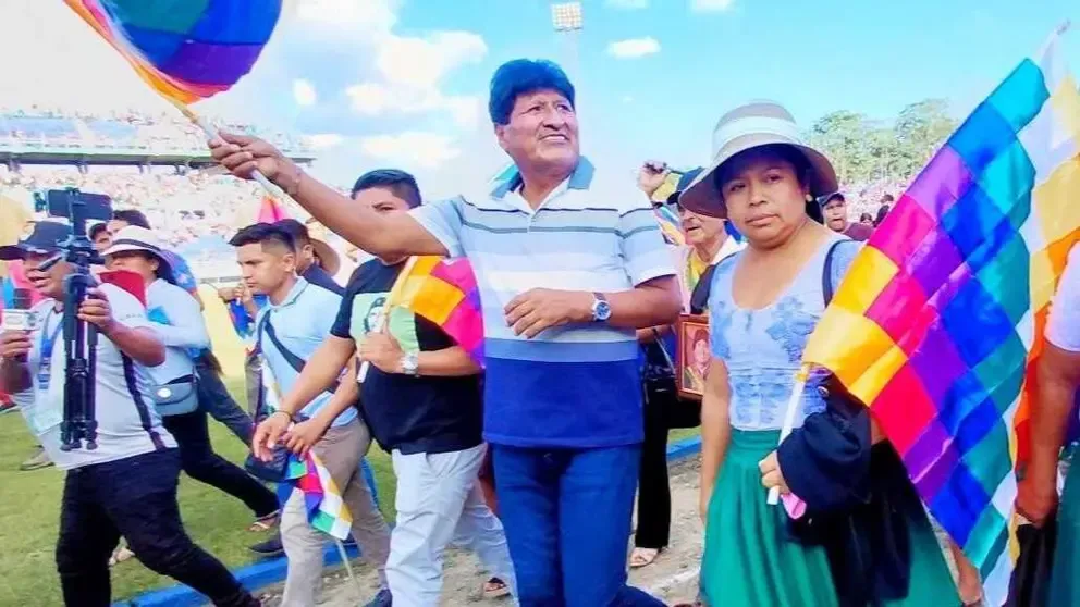 El expresidente Evo Morales. 