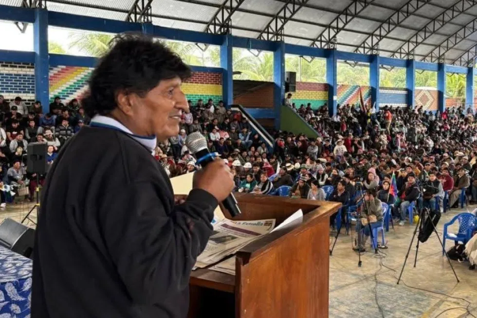 Evo dice que alistan un presunto operativo para detenerlo este fin de semana