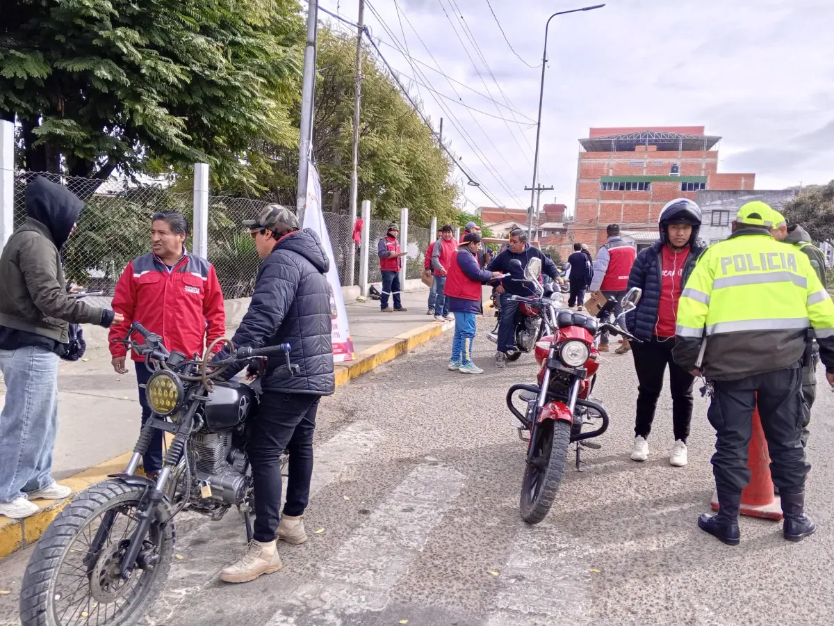 Alcaldía intensifica operativos contra motocicletas ruidosas en Tarija