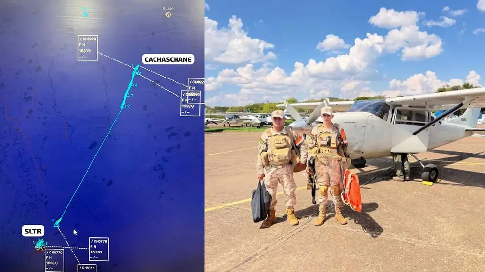 Localizan aeronave accidentada cerca de Trinidad; sus cuatro ocupantes están vivos
