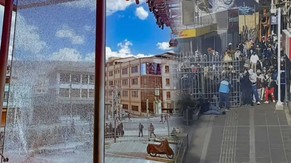 Mi Teleférico presenta dos denuncias por daños a su infraestructura y agresiones durante conflictos