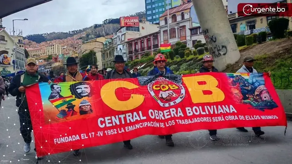La COB convoca a un ampliado de emergencia