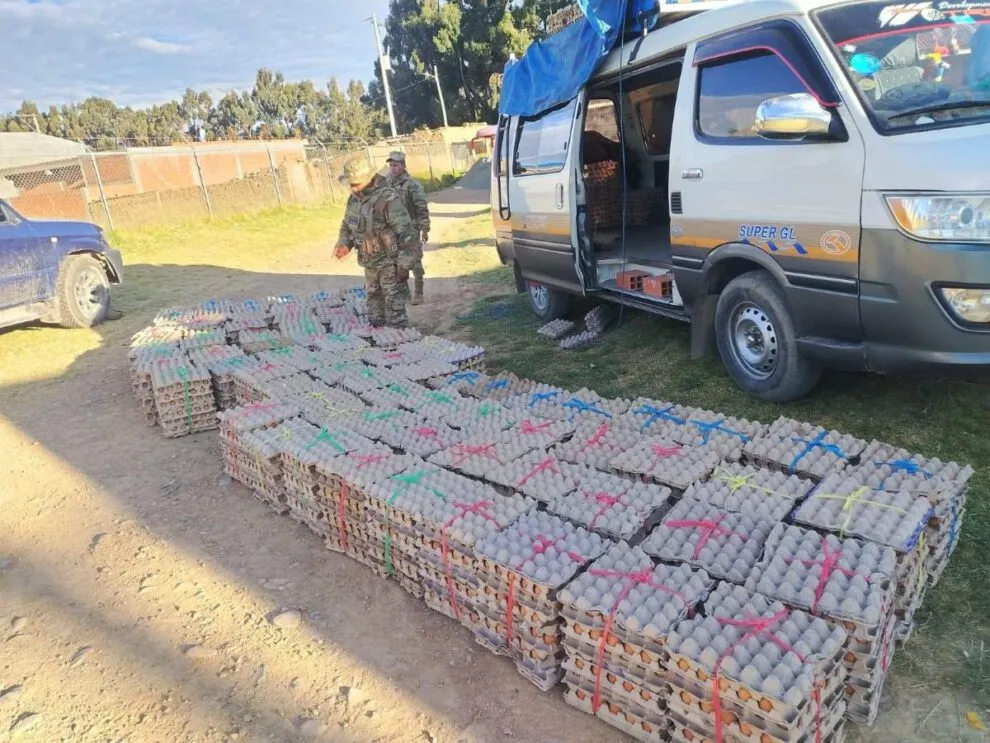 Armada Boliviana incauta mercadería valuada en Bs 410.300