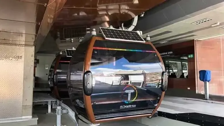 Línea Café de Mi Teleférico. 