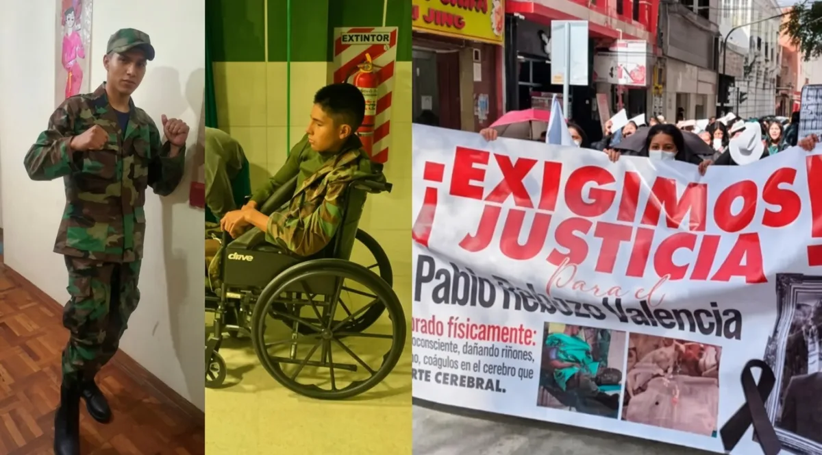 Fotografías del cadete de primer año de la Academia Nacional de Policías (Anapol) que falleció en marzo. 